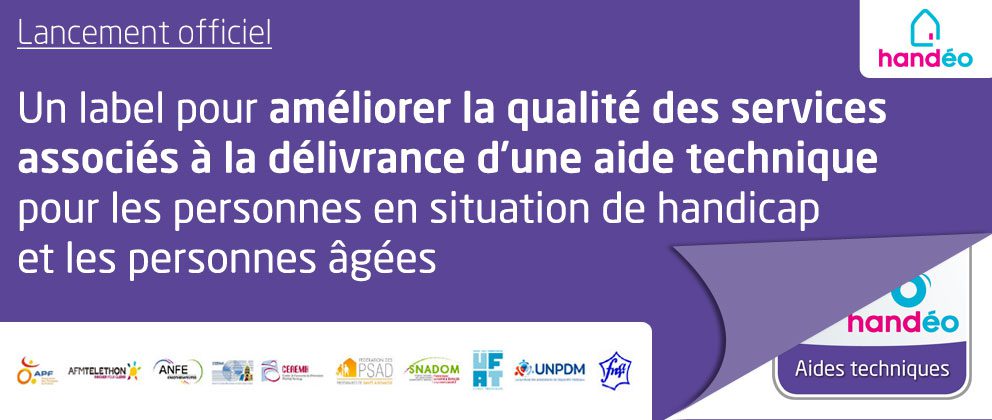Un label pour améliorer la qualité des services associés aux aides techniques pour les personnes en situation de handicap et les personnes âgées